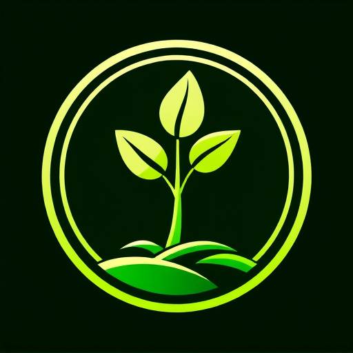 GreenSprout Finances Logo: A stylized green sprout emerging from a coin.