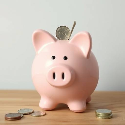 Illustration of a piggy bank labeled 'Emergency Fund' with a safety net beneath it